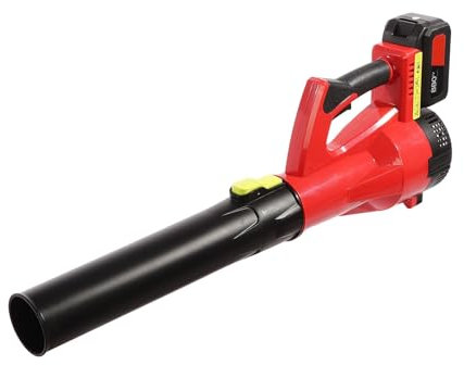 Laubbläser Akku Laubbläser Handgerät mit 2 Li-Ion Batterien 1800mAh und Ladegerät 580m³/h Windgeschwindigkeit ideal für Gartenpflege Terrasse Garage