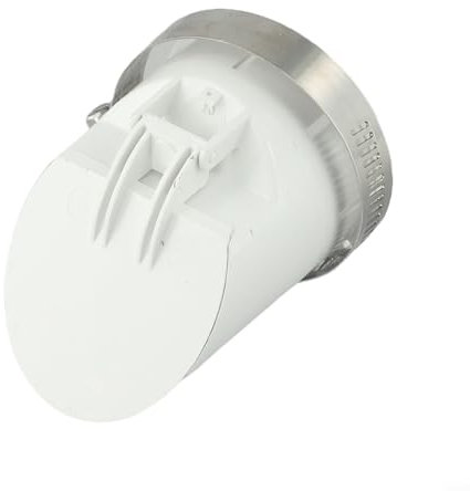 Preventer per il riflusso delle fogne, valvola di non ritorno di scarico, in PVC, anti-insetti, per drenaggio dell'acqua piovana, barriera anti-odore per sistema di drenaggio esterno (75 mm)