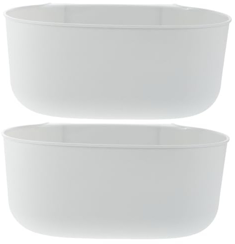 LOLIPPYY 2pezzi Bidone Della Spazzatura Sospeso Per Porta Armadio Da Cucina Contenitore Per Rifiuti in Plastica Salvaspazio Piccolo Cestino Della Spazzatura