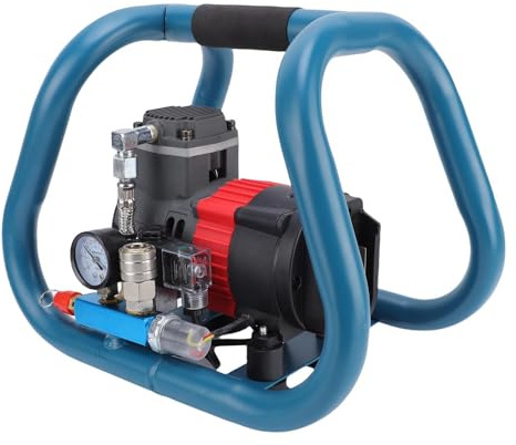 Garosa Compresseur d'air sans Fil 3L Réservoir 8bar Pression Compresseur d'air électrique Portable avec Poignée Renforcée pour Pneus de Voiture Chantiers Garages
