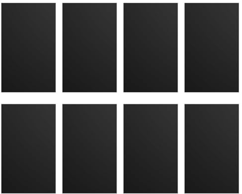 Gettimore Paquete de 8 tiras protectoras impermeables para postes cuadrados y redondos, 3 x 3 a 4 x 4 pulgadas, 3 a 5 pulgadas de diámetro, material de película de butilo, color negro