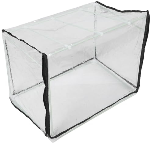 IWOWHERO Serra Mini Portatile Antigelo per Piante da Interno ed Esterno Copertura Protettiva Trasparente Piccola Serra da Tavolo Resistente alle Intemperie per Fioriere e Orto Invernale