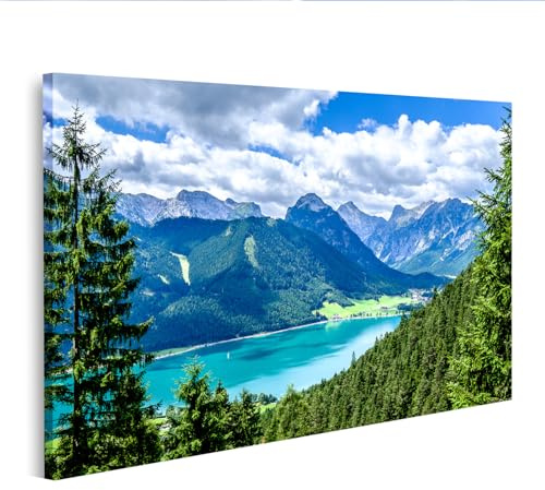 islandburner Bild auf Leinwand Achensee In Österreich Pertisau Wandbild Poster Kunstdruck Bilder