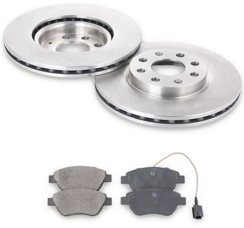 RIDEX 3405B0133 Kit dischi e pastiglie Assale anteriore senza viti/bulloni ventilato