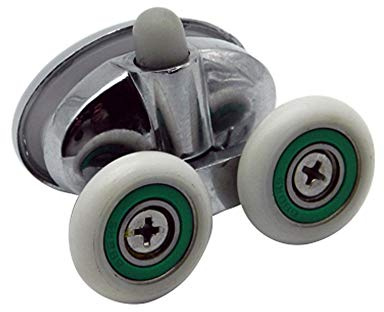 Shower Door Wheels | 23mm or 25mm Wheels | Upper or Lower | Double Roller | ROLL037 (Lower Wheel (23mm))
