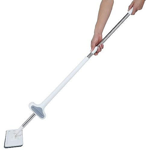 Limpiador de pisos Kit de trapeador plano Alta absorción Secado en húmedo Uso dual para dormitorio Sala de estar Oficina Limpieza de polvo