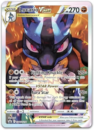 Pokemon - Lucario VSTAR -SWSH291 - Black Star Promo - Arte completo