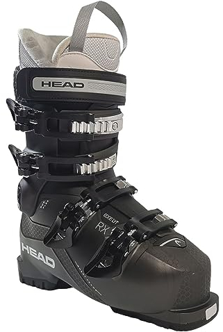 Skischuhe Head Advant Edge 65 W Black/Anth Flex 65 Damen Skistiefel Alpinskischuhe (Edge LYT MP26.0/26.5, anthrazit/schwarz)