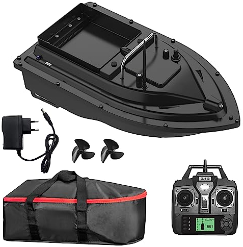 Lixada GPS Angelköderboot mit großem Köderbehälter Automatisches Köderboot mit 400-500M Fernreichweite