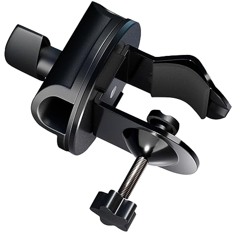 ibasenice Mikrofonklemme Tischhalterung Clip 15mm Für Mikrofonständer Verstellbare Tischklammer Für Mikrofonarm Kompakte Halterung Für Bandproben Und Live Streaming