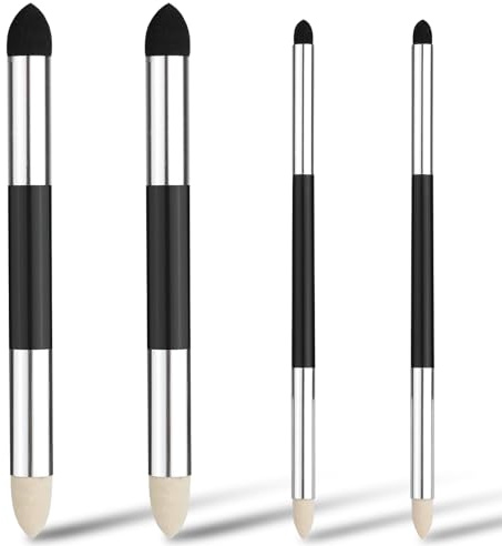 6St Künstler Mischschwamm Stift, 2 Größen Doppelköpfig Mischstift Skizzenstift Pinsel Reibschwamm Zeichen und Kunstmixer Zeichenmixer für Schule Studenten Anfänger Künstler