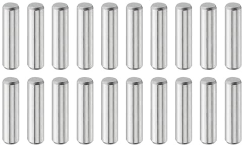 QUARKZMAN 20 Pz 5 mm x 20 mm perni di legno perno asta fissaggio argento