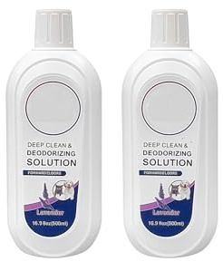 TGHDMD Agent de Nettoyage Liquide à la Lavande 500 ML, Compatible avec Les Accessoires d'aspirateur Robot Tineco Floor One S3 S5Pro2COMBOS7Pro Toutes séries(Lavender*2)