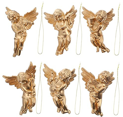 24 Stück Engel-weihnachtsbaumschmuck Anhänger Für Christbaum Weihnachtsdeko Mit Weihnachtsengel-Design