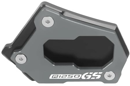 CFSJRXZ Seitenständerplatte Motorrad-Seitenständer-Verlängerung Für R 1200 GS LC, R1200GS Rallye ADV, R1250GS Adventure, R 1250 GS Motorrad-Kickstand-Verlängerung(Titan)