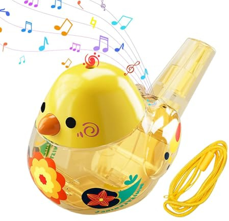 Fischietto per Uccelli Acquatici Pensierini Colorati Portatili Originali da | Strumento Musicale Water Warblers Per Bambini, Adulti, Festa, Compleanno, Forniture Scolastiche, Campeggio
