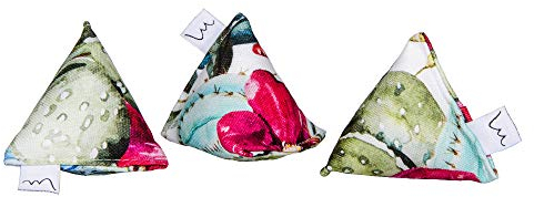 MINOUMI Katzenspielzeug mit Katzenminze - 3er Set | Premium Schmusekissen - Beste Qualität | 100% Handmade in Germany (Kaktus)