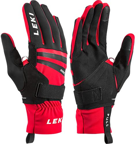 LEKI Unisex-Adult Sporting Goods, Schwarz/Rot, 210 cm