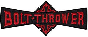 Bolt Thrower Red Uk Death Metal Band Aufnäher Besticktes Patch zum Aufbügeln Applique