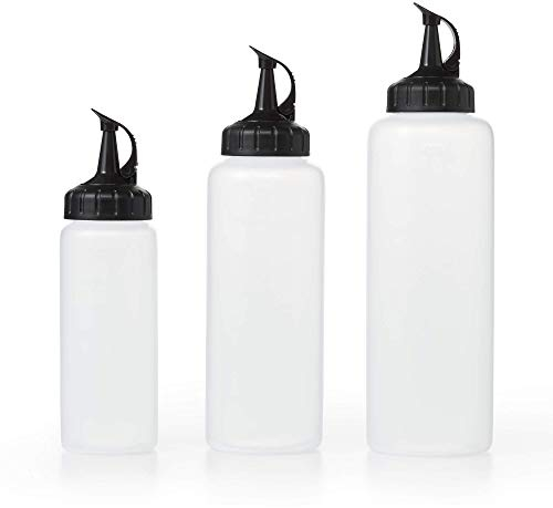OXO Good Grips Chef's Squeeze Bottle, Mixed Sizes, Pack of 3