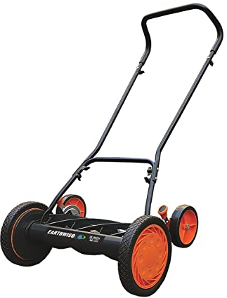 Earthwise Handspindelmäher 1716-18EWGC, 7-Messer, 18, Schwarz