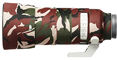 easyCover - Lens Protection Camouflage Cover - Objektivschutz - Schutz für Ihr Kameraobjektiv - Sony FE 70-200mm F2.8 GM OSS II - Grüne Camouflage