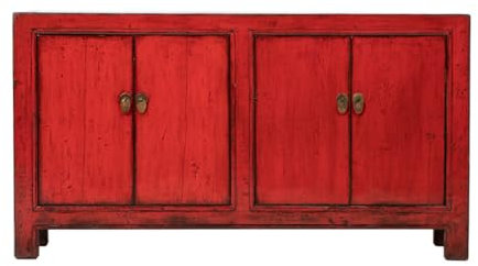 Yajutang Buffet antique commode chinoise rouge