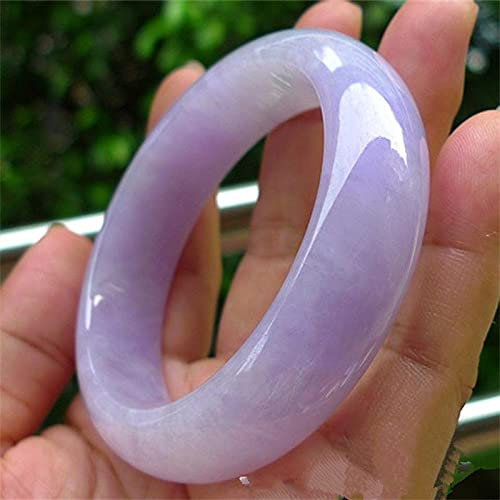 Armreifen für Damen, natürliche Myanmar-Veilchen, echte Jade, Armreifen für Damen, handgeschnitzt, zertifizierter Jadestein, Armbänder, Schmuck für Freundin, Mu