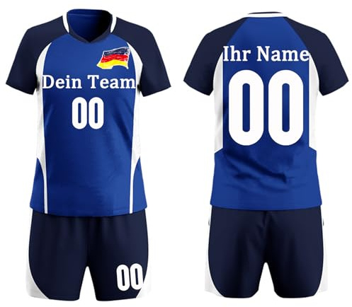 Benutzerdefiniertes Volleyball Trikot mit Name und Nummer des Teams für Mädchen und Frauen Volleyball Shirt Personalisiert