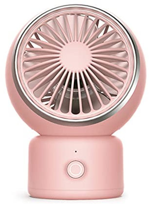 TIANQUXNGI Ventilateur de bureau USB ultra silencieux 3 vitesses rotatif à 120° pour dortoir, maison, bureau, voyage, intérieur