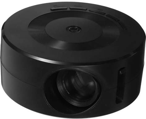 Milisten Mini Portable Projector for Home Theater with 1080p Support and Screen Mirroring, Boys and Girls Mini Projector Compatible with Smartphone for Cartoon and Travel Use