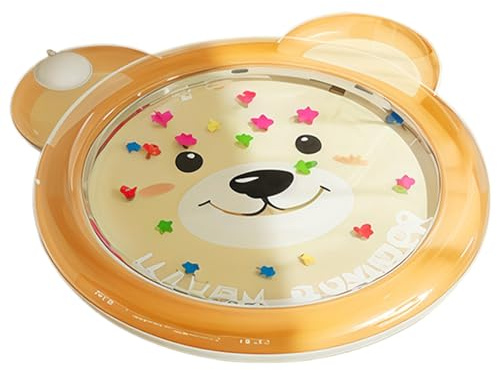 Byeaon Wasserkissen Für Kinder, Aufblasbare Cartoon-Matte, Aktivität Mit Schwimmenden Sternen, Spannendes Sensorisches Spiel, Tragbares Und Leichtes Design, 24/25/3,5 cm, Für Und Mädchen
