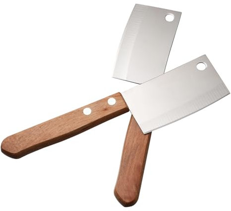 ULTECHNOVO 2pezzi Coltelli Mini Da Cucina in Acciaio Inossidabile Per Taglio Pane e Formaggio Resistenti e Compatti Per Uso Quotidiano