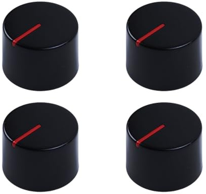 COYUN 4 Piezas Botones de Cocina de Gas Perilla Cocina Mando Universal Cocina Gas Universales 6mm Botones Gas Botones de Estufa de Butano para Hornillo Gas Butano, Estufa de Gas, Placa de Gas