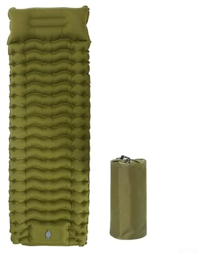 CashMuch Für schnelles Aufblasen von Outdoor-Matratzen, Reparatur, 11 x 11 x 26 cm, Fußpumpe, Matratze, Body-Mapping-Technologie, Camping und Wandern