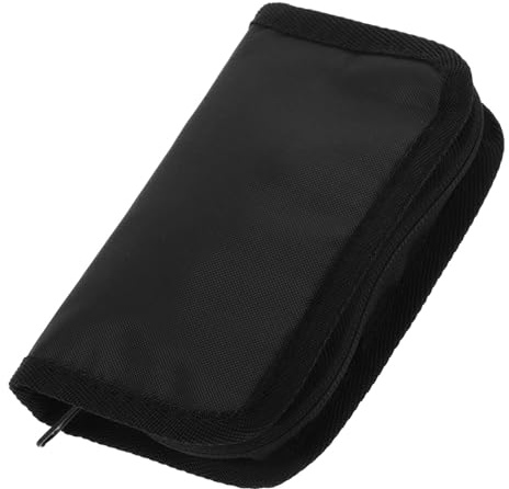 Estuche Portátil y Suministros de Diabetes, Negro | Tejido Resistente al Desgaste Rayaduras PVC, Aleación de Zinc, para Hogar y Exterior