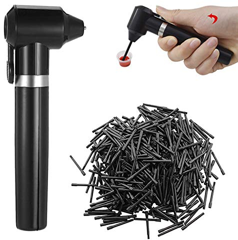 Tattoo Farben Pigmentmixer Pigment Ink Color Blender Mixer Permanent Makeup Tools mit 100 Stück Mixer Sticks (Black) I424