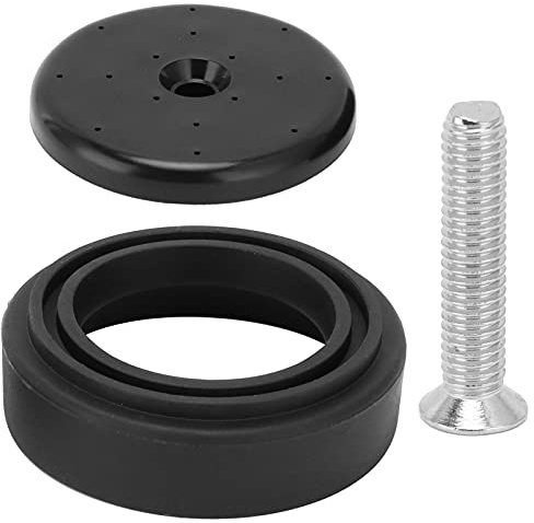 Pre-Rinse Spray Valve Repair Kit, Spray Face Bumper and Screw Kit for Most Brand Commercial Sink Sprayer (Black)