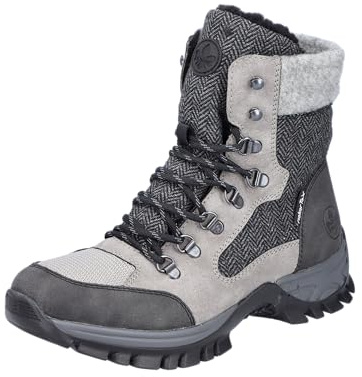 Rieker M9842, Botas de Trekking Mujer, Gris, 37 EU