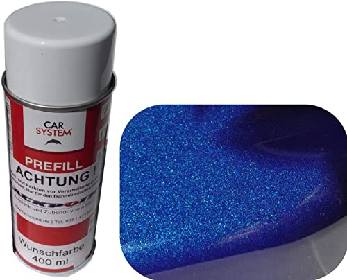 Bomboletta spray a 2 componenti, 400 ml, colore blu notte metallizzato, non necessita di vernice trasparente