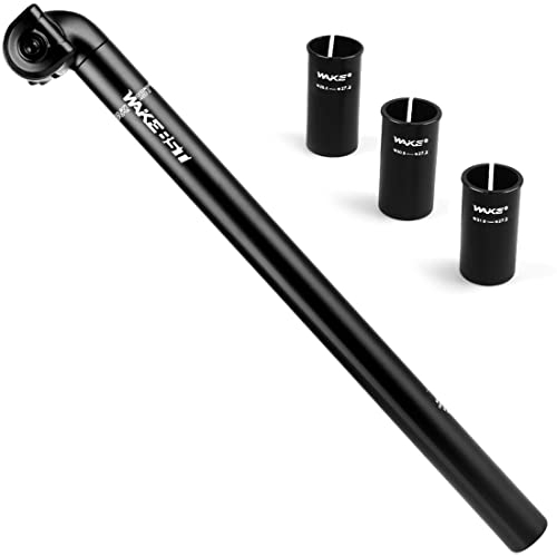 27,2 Sattelstütze 400 mm LITEONE MTB-Sattelstütze mit 28,6 mm, 30,9 mm, 31,6 mm Sattelstützen-Unterlegscheibe, geeignet für Mountainbike, Rennrad, MTN, BMX (inklusive 3 Rohradapter, 10 mm