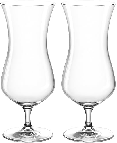 LEONARDO Il Mondo Hurricane Lot de 2 verres à cocktail en cristal de haute qualité Capacité 520 ml Passe au lave-vaisselle 2 verres à cocktail transparents