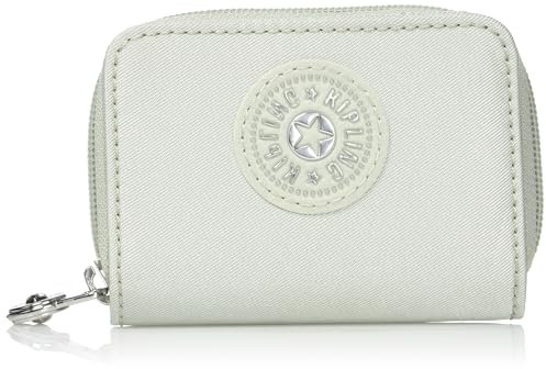 Kipling Damen Tops Nr Spc2 Geldbörsen, Dynamic Silver M, 3''L x 4.125''H x 1''D, Damen Tops Nr Spc2 Geldbörsen