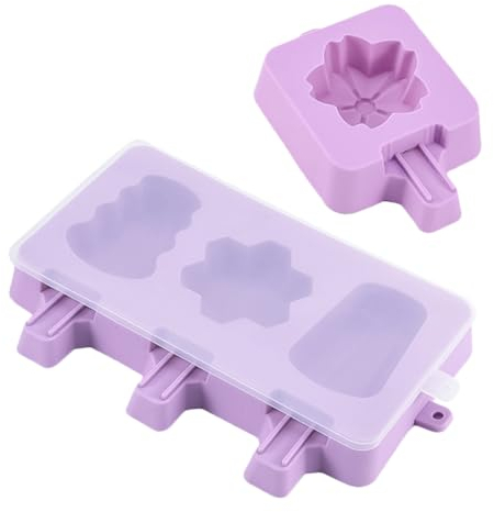 HEMOTON 2stücke Diy-eis Am Stiel-formen Aus Silikon Eiscreme-boxen Zum Selbermachen Einfache Formen Für Eis Am Stiel Lebenslange Nutzung Und Einfache Reinigung
