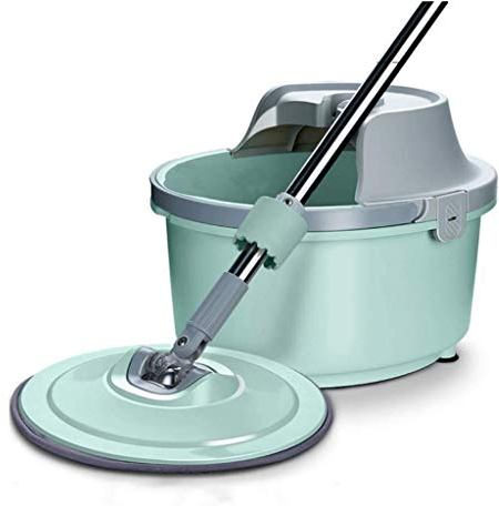 OUZBEM Revoluciona la limpieza de tu hogar con el sistema de cubo de fregona giratoria. Juego de fregona giratoria de microfibra