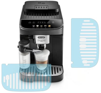 3 x Schutzfolie für DeLonghi Magnifica ECAM EVO Next 310.60 B / 312.80 TB | Kratzschutz transparent - Tassenablage - Tropfblech - Abtropfblech