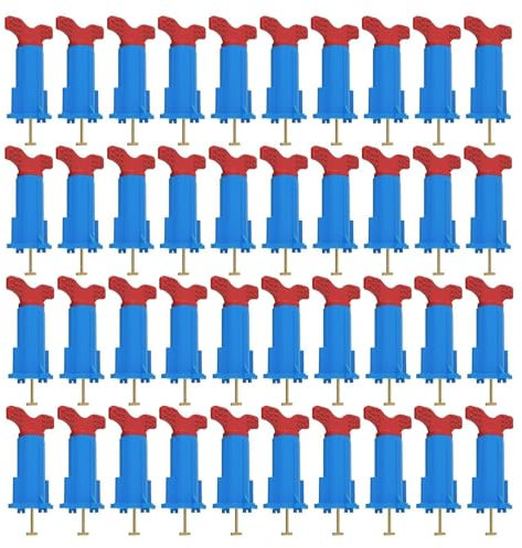 Tile Leveling System Kit - 100pcs Tile Leveler Spacers | Tile Locator Installation Tool with Shims | Floor Leveling Compounds | Reusable Tile Levelling Tool Kit for Wall, Floor, Ceramic Tile