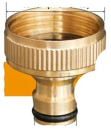 1 pieza de conector rápido de latón de 1/2'', 3/4'' y 1'', adaptador de acoplamiento de manguera de 16 mm, herramienta de reparación de tuberías de jardín, accesorios para pistola de riego, 1 pulgada