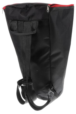 ifundom Afrikanische Djembe Tasche aus Schwarzem Nylon Leichte und Tragbare mit Elegantem Design für Unterricht und Praxis von Schlagzeugern
