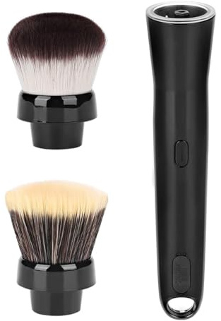 Nicear Electric Makeup Brush Automatic Rotating Foundation Brushs with Removable Brush Heads for Smooth and Even Makeup Application USB Rechargeable Portable Design